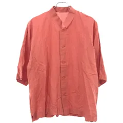 オムプリッセ　イッセイミヤケ　メンズ　リネン  コットン　ハーフスリーブ　シャツ HOMME PLISSE ISSEY MIYAKE オムプリッセイッセイミヤケ 21SS