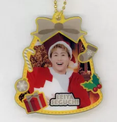 【中古】キーホルダー 瀬口黎弥(FANTASTICS) クリアチャーム クリスマスver. 「TRIBE KINGDOM」 オンラインカプセル景品