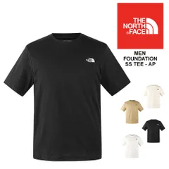 【新品】 THE NORTH FACE ザ ノース フェイス 半袖tシャツ メンズ ブランド tシャツ 半袖 クルーネック 丸首 ロゴ カットソー 人気 白 ホワイト 黒 ブラック カーキ M FOUNDATION SS TEE AP NF0A89QV