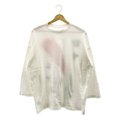 ISSEY MIYAKE / イッセイミヤケ | ×IKKO TANAKA 田中一光 / バックプリント 長袖Tシャツ | 3 | ホワイト | レディース