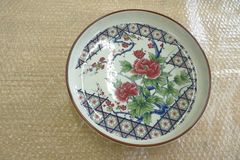 有田焼清峰窯の大皿 花柄　管理p0517