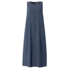 ☆ ネイビー ☆ XLサイズ ☆ ロングデニムワンピース ノースリーブ ワンピース ロング レディース デニムワンピース ワンピ きれいめ おしゃれ ジャンパースカート ロングワンピ ロングワンピース 春 夏 デニムワンピ ポケット付き 体型カバー