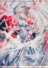 ドレス ウェディング セイバーオルタ B2タペストリー FGO 光崎 C100