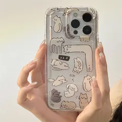 iPhone15 ケース 15 pro Pro Max plus 猫 ねこ ネコ かわいい 耐衝撃 スマホケース スマホカバー
