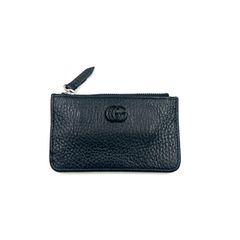 GUCCI グッチ 701070 キーチェーン・カードケース レザー ブラック メンズ