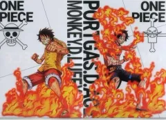 【中古】クリアファイル ルフィ＆エース VSクリアファイルセット 「一番くじ ワンピース 覇ノ躍動」 H賞