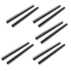 新品 uxcell ヘッダーストリップ 二列 2x40ピン 2.0 mmピッチ 10個