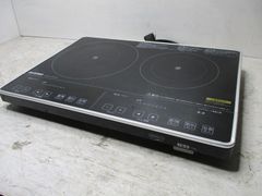 アイリスオーヤマ 200V IHクッキングヒーター IHC-S225V 2017年製　ジャンク