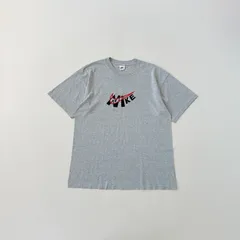 90s USA製　NIKE ワンポイント　刺繍　XL スウォッシュロゴ　R581