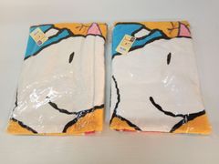 SNOOPY/スヌーピー　タオルケット2枚　75×150cm【中古品】