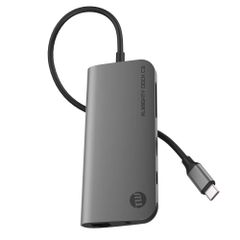 【数量限定】TUNEWEAR ALMIGHTY DOCK C3 マルチUSB-Cハブ Ethernet HDMI 4K PD対応 スペースグレイ TUN-OT-000057