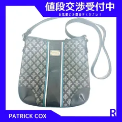 Y411-130　PATRICK COX　パトリックコックス　ショルダーバック　斜め掛けバック　総柄