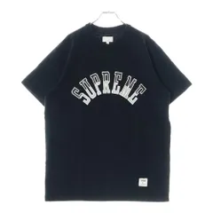 【即完売モデル】シュプリーム☆センターアーチロゴ　刺繍半袖Tシャツ　黒　217 2025年最新】supreme アーチロゴの人気アイテム - メルカリ