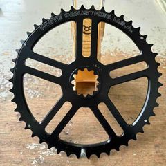 【最速発送】White Industries ホワイトインダストリーズ VBC Outer Chainring Black 46T 【チェーンリング】【高精度】【Made in USA】