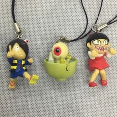 ゲゲゲの鬼太郎   ストラップ 赤 ゲゲゲの鬼太郎 目玉おやじ ご当地ストラップ 5種セット - メルカリ