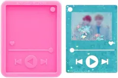 I359 シリコンモールド レジン型 音楽プレーヤー 5個セット エポキシ樹脂