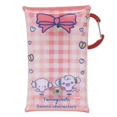 【メール便】たまごっちxサンリオキャラクターズ ミニポーチ マルチクリアケース Sサイズ こぎみゅんxうーぱっち サンリオ バンダイ 小物入れ キャラクター グッズ 