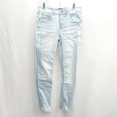 ◇ Θ Φ V-men ブイメン スキニーデニム サイズM ブルー系 メンズ E  【1412260004220】