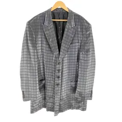 STACY ADAMS ステイシーアダムス　チェック　テーラードジャケット STACY ADAMS ステイシーアダムス チェック テーラードジャケット