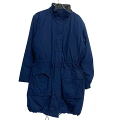 LANDS'END ナイロン中綿ジャケット レディース M ブルー ランズエンド ジップアップ ドローコード 古着卸 アメリカ仕入 a611-6209のサムネイル