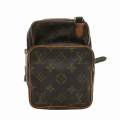 ルイヴィトン LOUIS VUITTON ミニアマゾン モノグラム ショルダーバッグ クロスボディ PVC×レザー 総柄 茶 ブラウン M45238 /FF ☆AA★