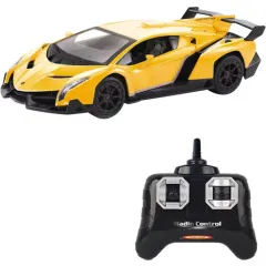 【中古】ラジコン 1/24 ランボルギーニ ヴェネーノ(ゴールド) 2.4GHz仕様