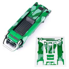 新品 ラップグレード カスタムラップ タジマ 樹脂スリムセフ用 (ハイグリーンドットカモ)