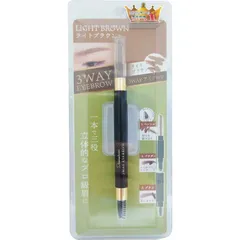 【 新品 未開封 】 ピコモンテ DE3WAYアイブロウ ライトブラウン 未使用 送料無料のサムネイル