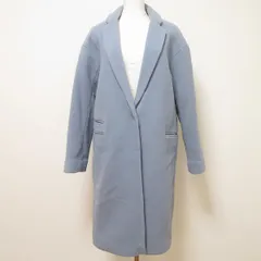 #wnc アズノウアズ ドゥバズ AS KNOW AS de base コート チェスターコート 水色 ステンカラー スナップボタン レディース [935377]のサムネイル