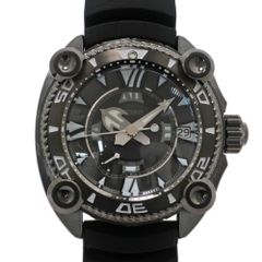 【名東】セイコー ガランテ クラーケン SBLA109 5R65-0AM0 自動巻き DLC加工 ダイバー メンズ 男 腕時計【美品】