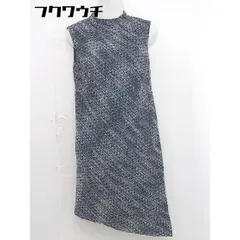 ◇ BANANA REPUBLIC ノースリーブ 膝下丈 ワンピース サイズ2 ブラック系 ホワイト系 レディース  【中古】 【1107090008011】