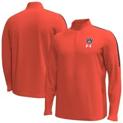 【送料無料】 アンダーアーマー メンズ Tシャツ トップス Men's Under Armour Orange Auburn Tigers Playoff Performance Quarter-Zip Jacket Aub Orange