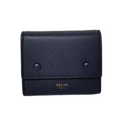 CELINE(セリーヌ) 3つ折り財布 - 黒 レザー
