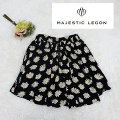 MAJESTIC LEGON　マジェスティックレゴン　ミニキュロットスカート 総柄　花柄　キュロットスカート