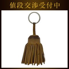 美品】 HERMES エルメス カルメン キーリングフリンジ オレンジ - メルカリ