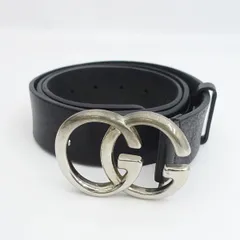 GUCCI / グッチ ◆GGロゴ バックル ベルト レザー ブラック 259982 【メンズ/MEN/男性/ボーイズ/紳士】 ブランド【中古】 