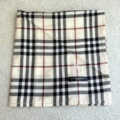 BURBERRY LONDON ノバチェック ベージュ ハンカチ 新品　ブランドハンカチ　大判　レディース　メンズ　ギフト
