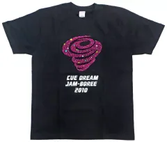 【中古】Tシャツ(男性アイドル) ハリケーンTシャツ ベーシックver. ブラック Mサイズ 「CUE DREAM JAM-BOREE 2010」