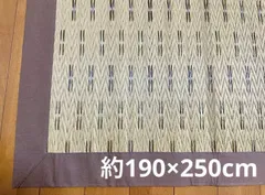 添島勲商店 国産 い草花ござ 市松スクエア（青系） 約190×190cm★訳あり 添島勲商店 国産 い草花ござ 市松スクエア（青系） 約190×190cm☆