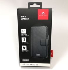 iPhone 13 高機能スマホケース Black Rock 2 in 1 WALLET ドイツブランド◆未使用
