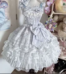 新品 未使用 ドレス風ロリータワンピース！お出かけも女子会も華やかに魅了  