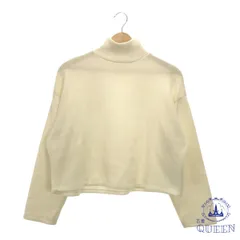 ☆美品 ZARA ザラ トップス カットソー ハイネック シンプル おしゃれ 長袖 レディース ホワイト M 901-11220 送料無料 古着