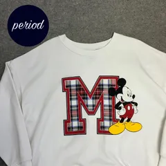 P2450 90s Disney ミッキーマウス　プリントスウェット