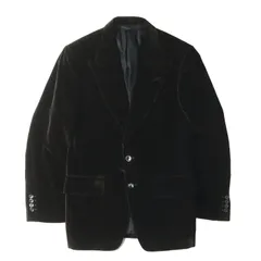 【美品】TOM FORD トムフォード ジャケット サイズ:48R / ベルベット ピークドラペル 2B テーラードジャケット / ダークグリーン系 / アウター ブレザー 上着 / イタリア製【メンズ】【中古】のサムネイル