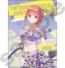 【中古】クリアファイル 中野二乃 summer time A4クリアファイル 「映画 五等分の花嫁」