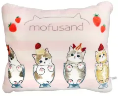 新品 限定 セット モフサンド mofusand スクエア クッション 特大 mofusand スクエア -サメにゃんがいっぱいクッション
