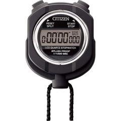 リズム(RHYTHM) シチズン ストップウォッチ デジタル 055 水 に強い防雨タイプ 黒 CITIZEN 8RDA55-002 1