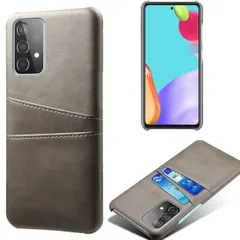 Galaxy A52 5G ケース SC-53B ギャラクシーa52 カード収納 レザー スマート ケース 【Color】 グレー