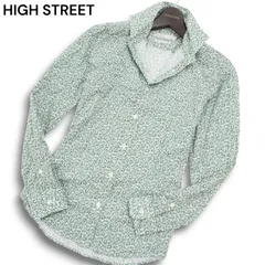 HIGH STREET ハイストリート 通年 花柄★ フラワー 総柄 長袖 シャツ Sz.S メンズ 日本製のサムネイル