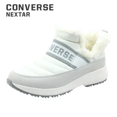 CONVERSE NEXTAR コンバース ネクスター NX1570WP LB MID アイボリーライトグレー 白 レディース スニーカー スノー シューズ 防水 防滑 冬 雪 通学 靴